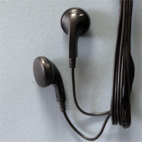Harga Pabrik Murah Earphone Sekali Pakai In-Ear On-Ear untuk Headset Penerbangan dengan Bahan ABS/PVC dan Kabel 120cm