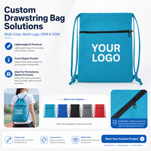 Bolsa <span class=keywords><strong>de</strong></span> Lona con Cordón Ajustable <span class=keywords><strong>de</strong></span> Varios Tamaños, Bolsa Resistente con Cierre Metálico Personalizado <span class=keywords><strong>de</strong></span> Primera Calidad para la Escuela y Deportes <span class=keywords><strong>de</strong></span> Club - Product Image 2
