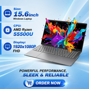 Portátil AMD 3200U de 15.6'' FHD con Cargador de 12V4A 15W, RAM Expandible Dual SODIMM para Estudiantes - Product Image 1