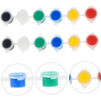 12 couleurs 3ml peinture acrylique bricolage ensemble de peinture ensembles de peinture populaires pour enfants peinture d'art