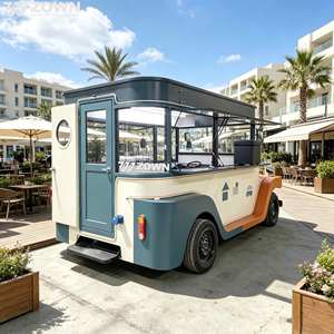 Kiosque alimentaire mobile électrique durable, camion de restauration mobile, chariot à snacks polyvalent pour la vente de glaces, de jus et de restauration rapide, idéal pour les startups. - Product Image 1