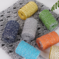 Eco-Friendly Wool/Nylon Hand Knitting Yarn Dyed Pattern Ring Spun Dimuni