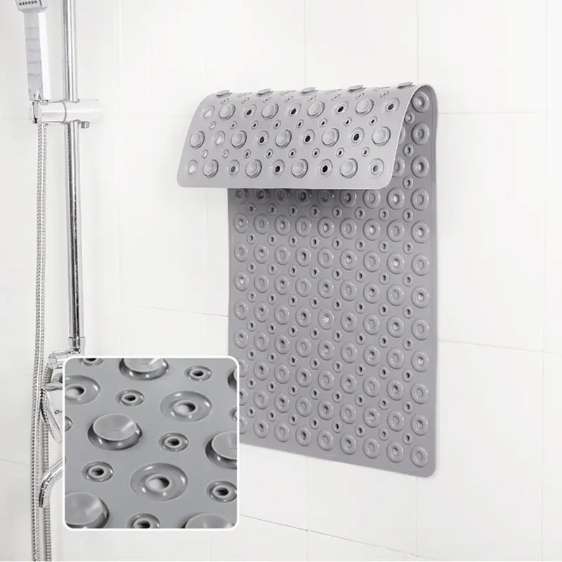 Hot Sale Rectangular Foot Massage Shower Bathtub Floor PVC Non slip mat