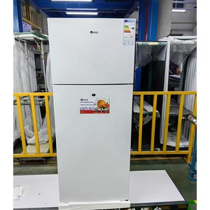 Disponibile Frigorifero 400L 220V 50Hz Colore Bianco Condensatore Esterno con Maniglia Esterna Doppia Porta Sbrinamento Automatico con Serratura e Chiave - Product Image 1