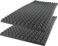 Panneau de mousse acoustique absorbant le son FULLSUMMER Studio, structure en forme de rainure, pour la maison, le bureau, la salle de répétition de danse