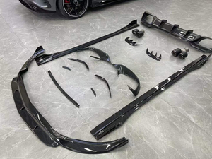 Alerones Laterales de Fibra de Carbono Seca para Parachoques Trasero para Mercedes Benz Clase A W177 AMG A160 A180 A200 A220 <span class=keywords><strong>A250</strong></span> A35 2018-2026 - Product Image 5