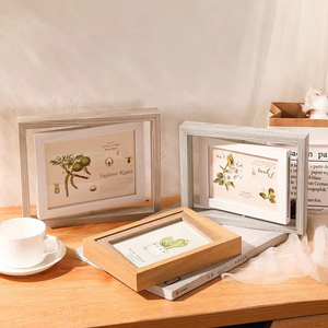 Quality Assurance Personalized Multi - Functional Wooden Double-Sided Rotating DIY Photo <b>Frame</b> - Product Image 4