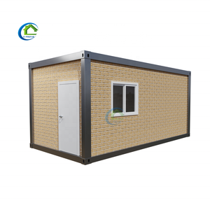 Harga Murah Hotel rumah tenaga kerja rumah Prefab pengiriman kantor prefabrikasi rumah kontainer kemasan datar kabin untuk rumah Staf - Product Image 3