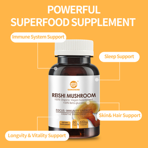 GANOHERB Suplemento özel etiket <span class=keywords><strong>Ganoderma</strong></span> Lucidum kapsül <span class=keywords><strong>Reishi</strong></span> 3 in 1 kapsül OEM kapsül - Product Image 3