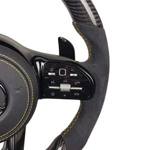 Volante Deportivo Personalizado para <span class=keywords><strong>Mercedes</strong></span> Benz <span class=keywords><strong>Clase</strong></span> A, GLA, B, GLB, C, GLC, <span class=keywords><strong>E</strong></span>, GLE, CLS 2023 - Product Image 4