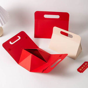 Bolsa de papel para envolver chocolate con logotipo personalizado, caja de regalo de fiesta de cumpleaños pequeña, embalaje de dulces de boda, rosa, creativa - Product Image 6