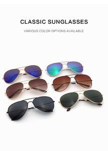 النظارات الشمسية الأكثر مبيعًا بالجملة من الشركات المصنعة للنظارات الشمسية الجديدة العصرية للرجال نظارات شمسية كلاسيكية على الموضة نظارات شمسية بعدسات <span class=keywords><strong>UV400</strong></span> - Product Image 2