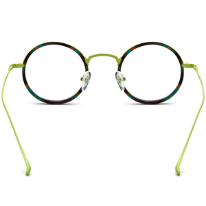 Gafas de acetato y titanio con estampado de fábrica, montura para hombre y mujer, gafas de marca, ligeras, para uso diario, ópticas. - Product Image 6
