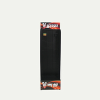 Étagères de présentation verticales pour batteries, personnalisées, professionnelles, à haute résistance, avec structure en fer stable et crochets de suspension