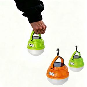 2026 New Solar Camping <b>Lantern</b> with Hook, 2-in-1 <b>LED</b> Tent Light + Flashlight, USB <b>Rechargeable</b> Light for Outdoor Camping Hiking - Product Image 1