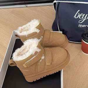 <span class=keywords><strong>Bottes</strong></span> d'hiver imperméables pour femmes, douces et moelleuses, respirantes, antidérapantes, avec logo personnalisé, nouvelle collection 2025 - Product Image 2