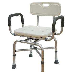 Chaise de douche Good Partner en alliage d'aluminium avec accoudoirs pour personnes âgées, adultes et femmes enceintes - Product Image 1
