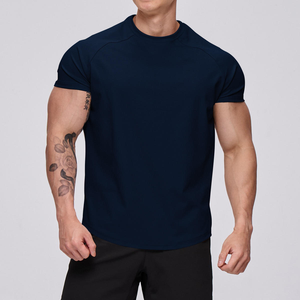 कस्टम लुभावनी पॉलिएस्टर स्पैन्डेक्स टी शर्ट संपीड़न जिम फिट 50 + प्रशिक्षण स्पोर्टी शर्ट - Product Image 4