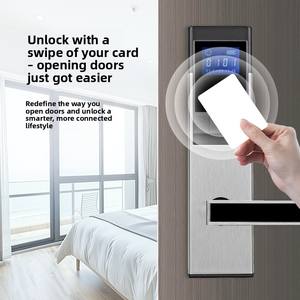 Système de verrouillage par capteur WiFi pour hôtel Écran d'affichage LCD B & B Swipe Card Access for Wood Aluminium Steel Doors <span class=keywords><strong>Cloud</strong></span> Electronic Code Lock - Product Image 3
