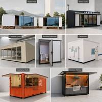 Contenedor Móvil Duradero para Restaurante/Bar de Hamburguesas, Casa Contenedor Prefabricada, Camión de Comida Modular, Venta para Eventos, Estándar ISO