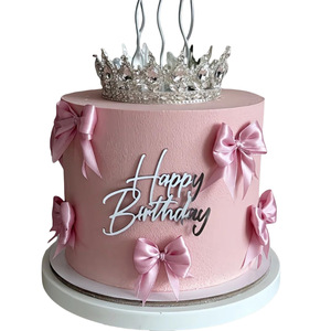 Honey And Sweetness Happy Birthday Acrylic <b>Cake</b> Side <b>Decoration</b> 1.3mm Thick Birthday Party <b>Supplies</b> <b>Cake</b> Plugin - Product Image 5