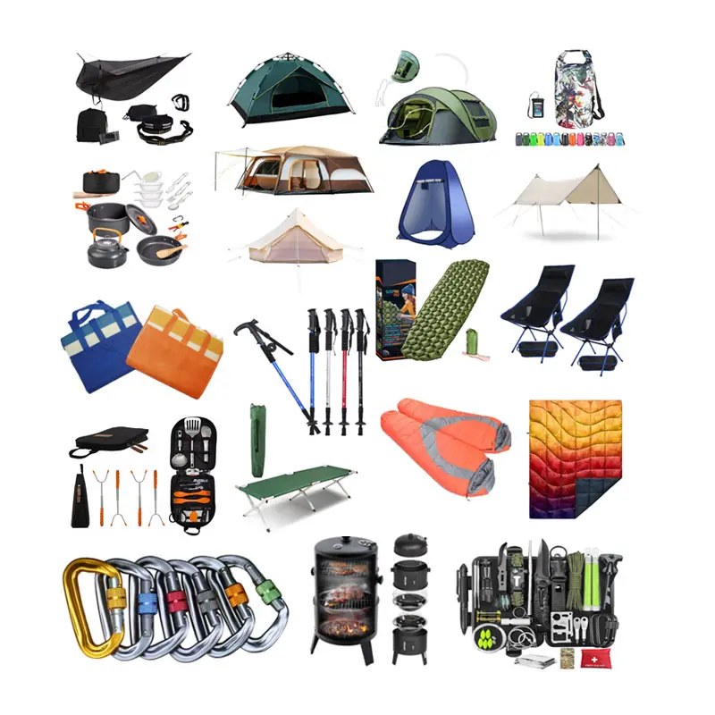 Hamac de voyage professionnel pour randonnée, sac à dos, tente de sommeil, auvent, équipement de Camping, équipement de survie, 1 pièce