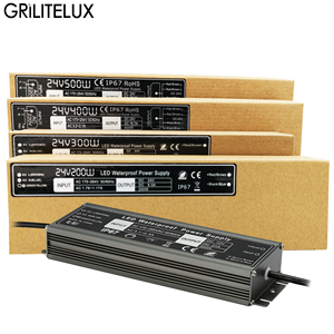 Controlador LED Impermeable IP67 12V 24V Voltaje Constante 400W 500W 600W para Iluminación Lineal Exterior - Product Image 1