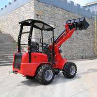 Heracles H180E elettrico 1 tonnellata EPA motore Mini Front End wheloader 1 anno usato terne CE certificata secchio cambio