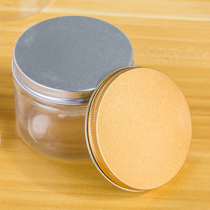 Custom Transparent Clear PET Plastic Jar with Wide-Mouth Screw Cap Lid for <b>Sugar</b> Cookie Nut <b>Tea</b> Cosmetic Skin Care - Product Image 2