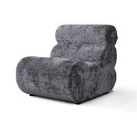 102828 Quanu einfacher moderner Stoffs essel einsitziger Sofas tuhl