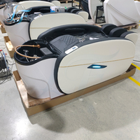 Fauteuil de lavage de cheveux électrique professionnel de luxe 4D pour massage corporel complet et spa capillaire, idéal pour l'équipement de salon moderne