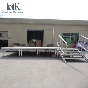 Plataforma de Altura Ajustable con Estructura de Aluminio y Barandillas - Product Image 6