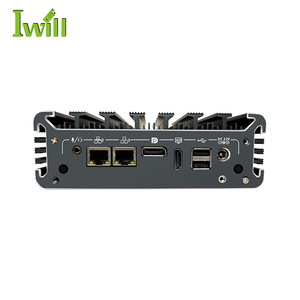 Mini <span class=keywords><strong>PC</strong></span> Industrial Personalizado sin Ventilador con Core I5 7360U, Win10/Linux, 2*COM, 2*LAN, 6*USB, Doble NIC para Ciudades Inteligentes - Product Image 4
