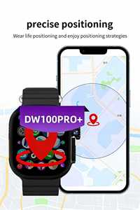 DW100 DW100Pro พิเศษ + ซิมการ์ดสมาร์ทวอทช์ทั่วโลกแอนดรอยด์ AMOLED 2.04นิ้วโทรผ่าน WiFi GPS รุ่นมือถือ S10 - Product Image 6