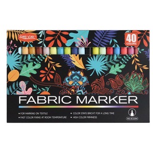 <span class=keywords><strong>Pennarelli</strong></span> per Tessuti Fai-da-Te, 40 Colori, Asciugatura Rapida, Impermeabili, Permanenti, per Bambini, Graffiti <span class=keywords><strong>su</strong></span> Scarpe, Magliette, Borse in <span class=keywords><strong>Tela</strong></span> - Product Image 1