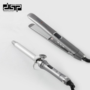 Ensemble lisseur et fer à boucler professionnel Dsp avec revêtement céramique pour femmes, outils de coiffage - Product Image 3