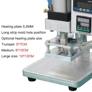 110V or 220V Hot Aluminum Foil Pneumatic Embossing Machine Suitable for Paper Card Machines <b>Leather</b> Pvc Pu and Wood - Product Image 4