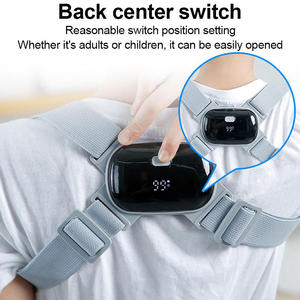 LED LCD Hunchback Correction <b>Massage</b> Belt Wireless Remote Control Posture Corrector with <b>Vibration</b> Sensor Alarm - Product Image 6