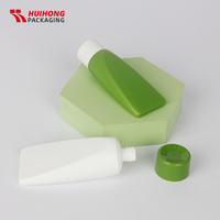 40ml 60ml Vert Mat Blanc Canne à Sucre PE Tube Bouteille en Plastique avec Bouchon pour Sérum ou Lotion Emballage Bouteille en Mousse