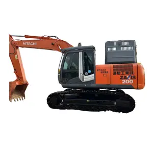 Garanti uzun süre kullanılan Hitachi ZX200 paletli tekerlekli ekskavatör 10 ton Hitachi ex100 120 150 200 satışa IoT