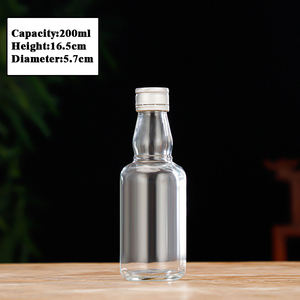 Vente en gros de mini-bouteilles de liqueur vides de 50 ml, 100 ml, jus de <span class=keywords><strong>gingembre</strong></span>, spiritueux, bouteilles de liqueur en verre de 200 ml, 375 ml, 500 ml, bouteille de whisky, <span class=keywords><strong>gin</strong></span>, vin - Product Image 4