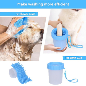 Commercio all'ingrosso eco-friendly Pet toelettatura forniture automatica Paw Washer per cani e gatti Silicone per il lavaggio del piede tazza - Product Image 6