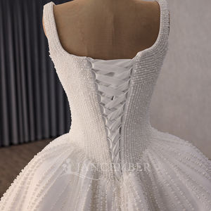 ชุดแต่งงานสีขาวห<span class=keywords><strong>ร</strong></span>ูห<span class=keywords><strong>ร</strong></span>าแบบบอลกาวน์ แขนกุด ประดับลู<span class=keywords><strong>ก</strong></span>ปัด สำหรับงานแต่งงาน <span class=keywords><strong>ร</strong></span>ุ่น Jancember 261108 - Product Image 5