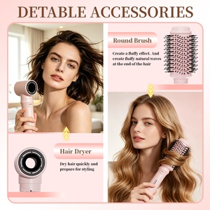 <span class=keywords><strong>Brosse</strong></span> à <span class=keywords><strong>cheveux</strong></span> rotative ionique 5 en 1, boucleur automatique, <span class=keywords><strong>brosse</strong></span> <span class=keywords><strong>soufflante</strong></span> électrique à air chaud avec moteur BLDC 1200-1500W, vente en gros - Product Image 3
