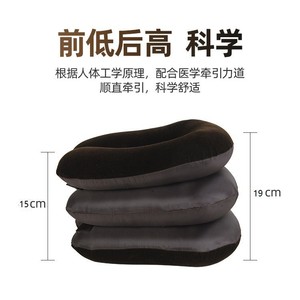 Dispositif de traction cervicale gonflable, support de cou électrique en velours à trois couches, couverture complète, usage domestique - Product Image 4