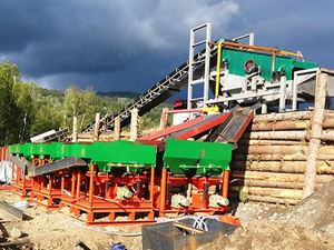 Jin shibao 10tph Tragbare Alluvial Gold-und Diamond Mining-Waschanlage mit Jig - Product Image 4