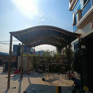 Kits d'abri d'auto moderne Vente directe en usine Abri d'auto de garage en <span class=keywords><strong>bois</strong></span> Abri d'auto simple étanche - Product Image 2