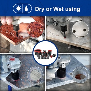 Mới Đến Chân Không Hàn Kim Cương Vương Miện Lỗ Saw Lỗ Cắt Kim Cương Phân Đoạn Lõi Khoan <span class=keywords><strong>Bits</strong></span> Công Cụ Khoan Cho Gạch Xây - Product Image 6