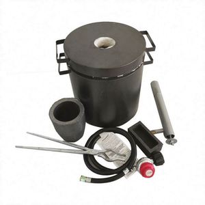 Four de fusion Tenshine en promotion, four de fusion d'aluminium, fabrication de creusets en graphite 6/10/12 kg, métal personnalisé - Product Image 4