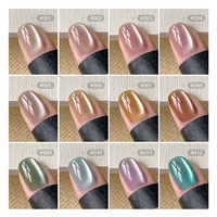 Vente en gros 16 couleurs miroir clair de lune porcelaine blanche matière première vernis à gel en vrac platine gel oeil de chat en vrac